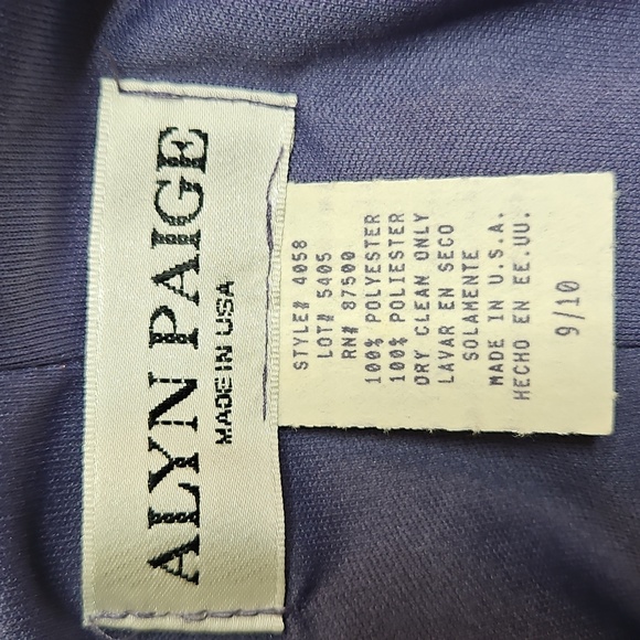 Alyn Paigr Purple Sleeveless Dress Size 9/10 - Picture 7 of 7